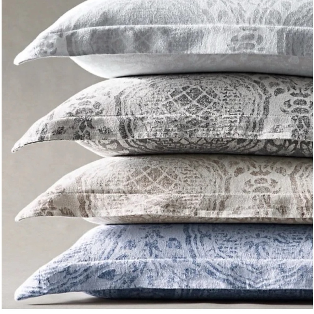 Restoration Hardware Castillo Medal King ShamNatural/Mushroom - Picture 7 of 8